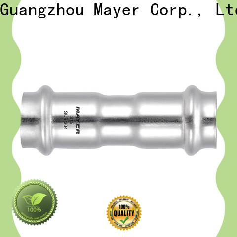 Mayer thread stainless steel pipe coupling for business food industry