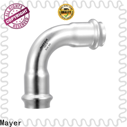 Mayer female elbow pipe fitting for business industrial oil pipe system