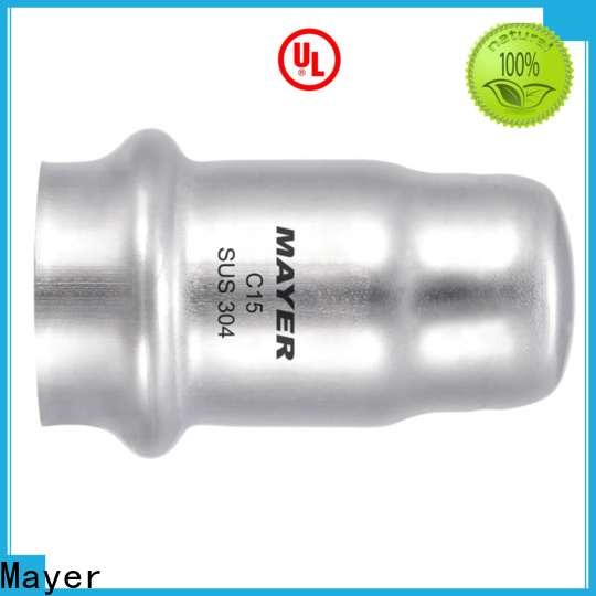 Mayer fitting press fitting end cap factory gas pipeline