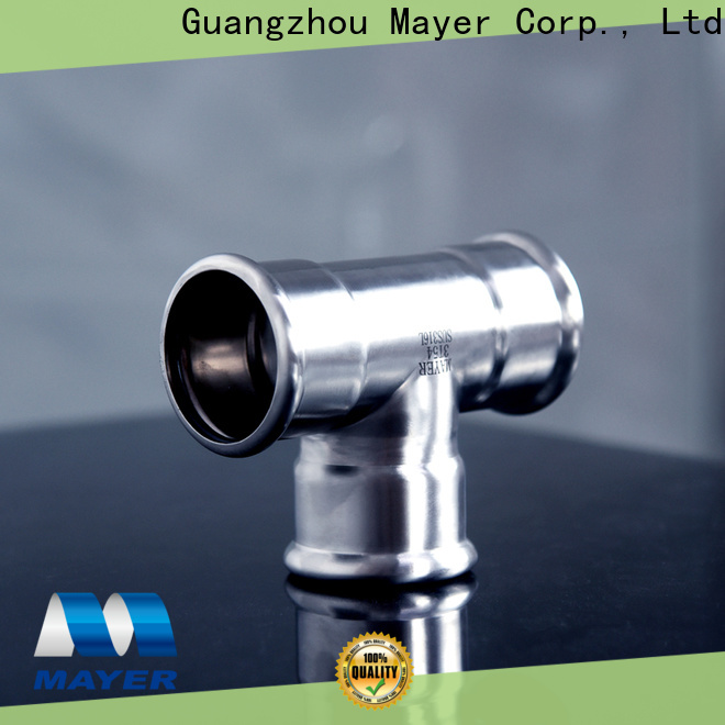 Mayer High-quality stainless steel tee manufacturers gas supply
