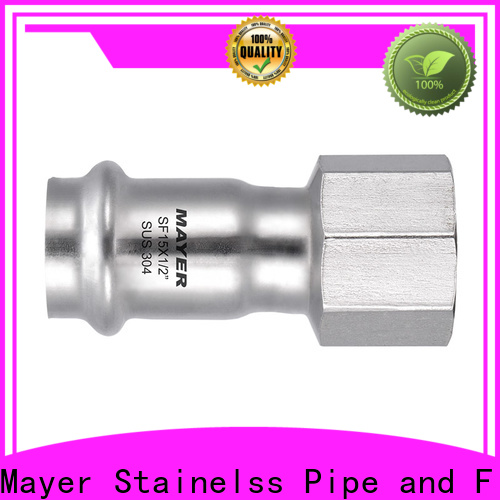 Mayer press pipe coupling for business food industry