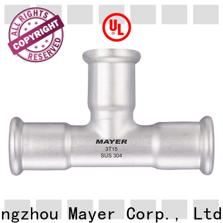 Mayer Wholesale tee pipe fitting for business water supply