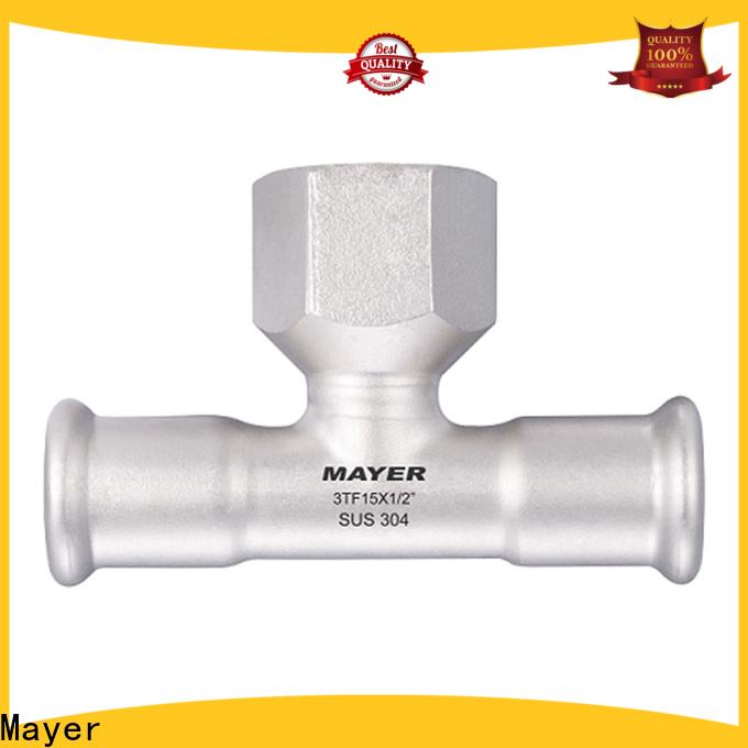 Mayer Wholesale tee pipe fitting factory water supply