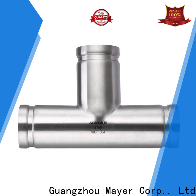 Mayer stainless stainless steel grooved fittings factory gas pipeline