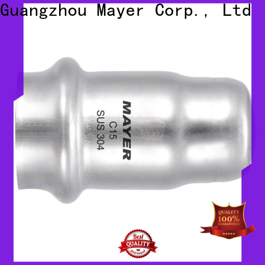 New press fitting end cap profile supply water pipeline