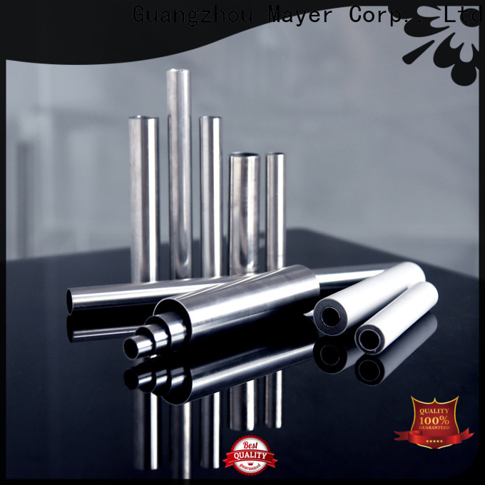 Mayer New stainless steel tubing for business potable water system