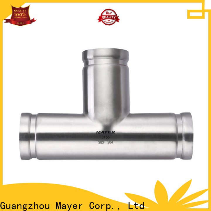 Custom stainless steel grooved pipe fittings stainless for business gas pipeline