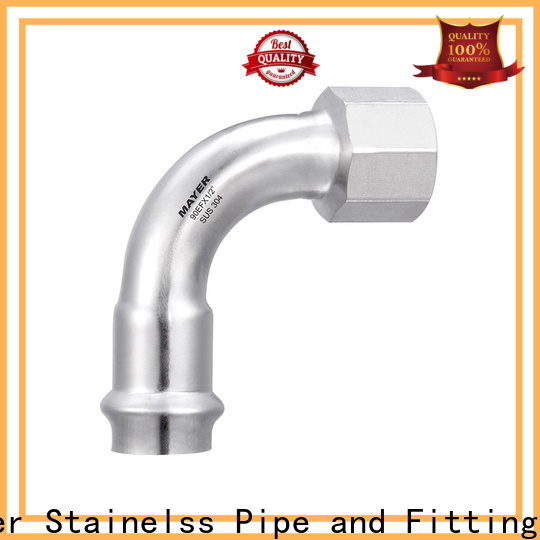 Mayer New elbow fitting factory potable water system