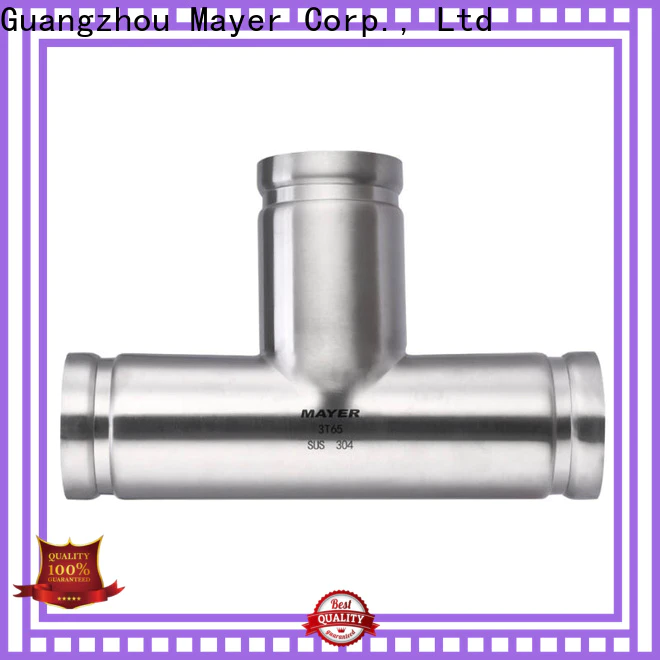 High-quality stainless steel grooved pipe fittings tee factory water pipeline