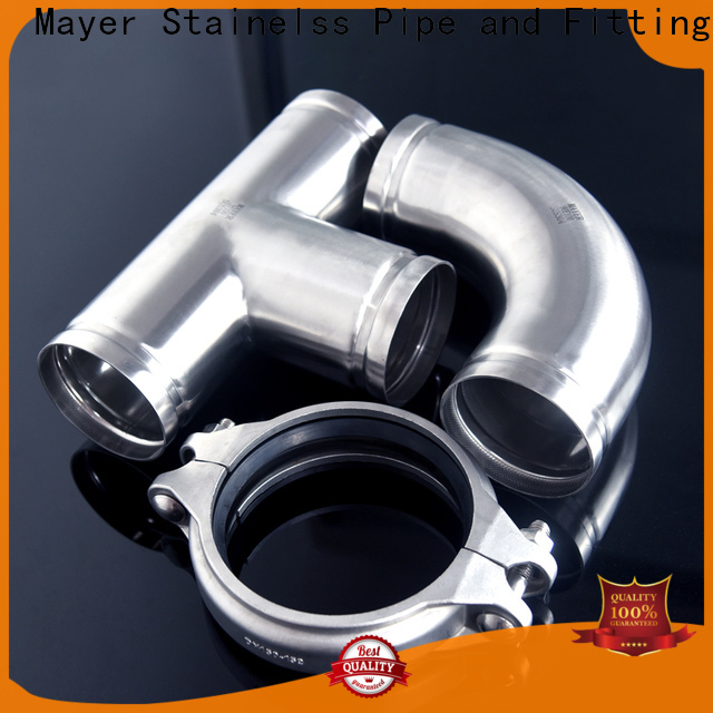New stainless steel grooved fittings stainless company gas pipeline