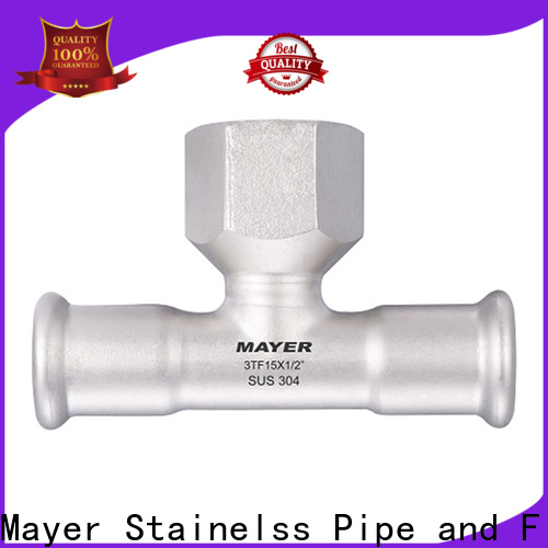Mayer fitting stainless steel tee fittings for sale gas supply