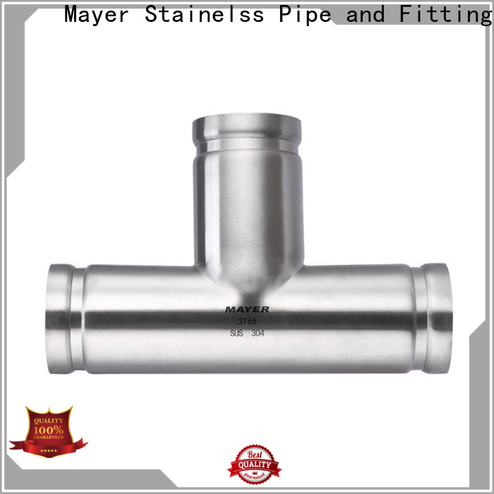 Mayer grooved stainless steel grooved fittings supply gas pipeline