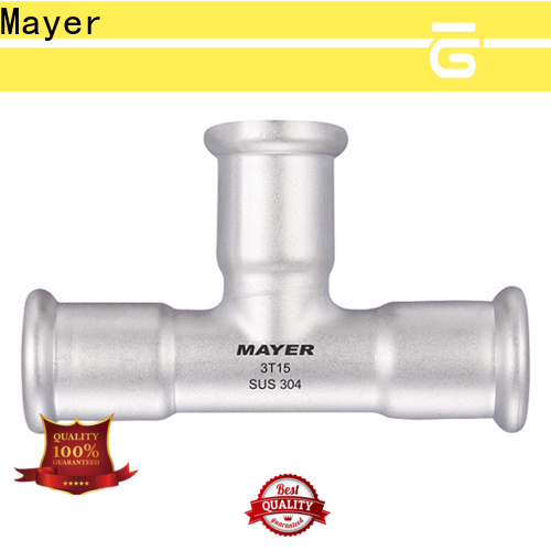Mayer New stainless steel tee fittings company gas supply