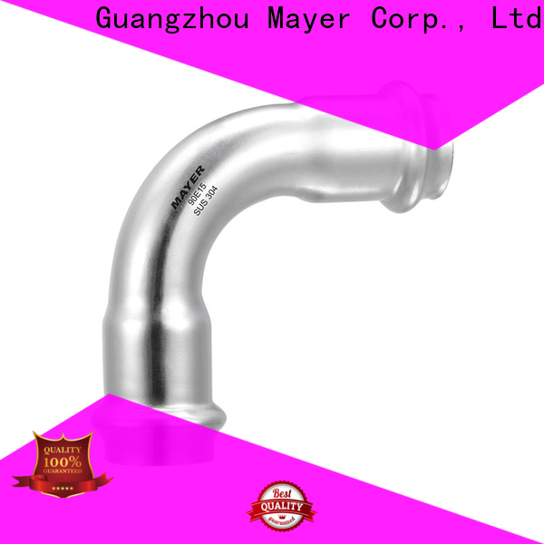 Mayer press elbow pipe fitting factory tap water system