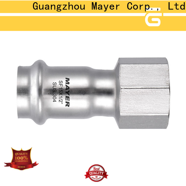 Mayer Custom press fit coupling supply gas supply