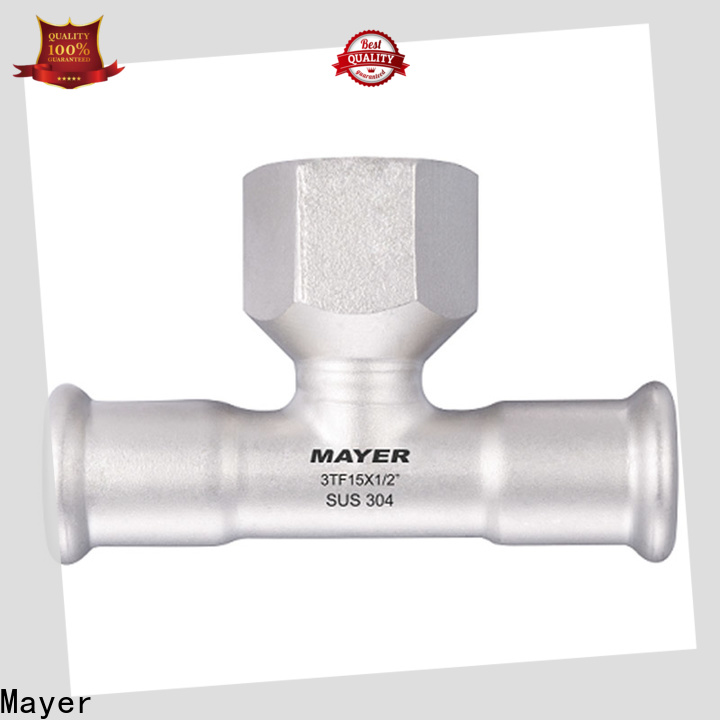 Mayer tee tee pipe fitting manufacturers gas supply