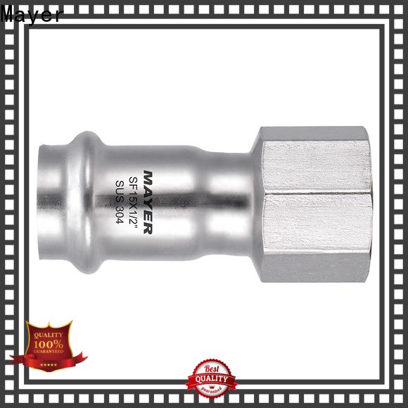 Mayer female stainless steel pipe coupling company HAVC