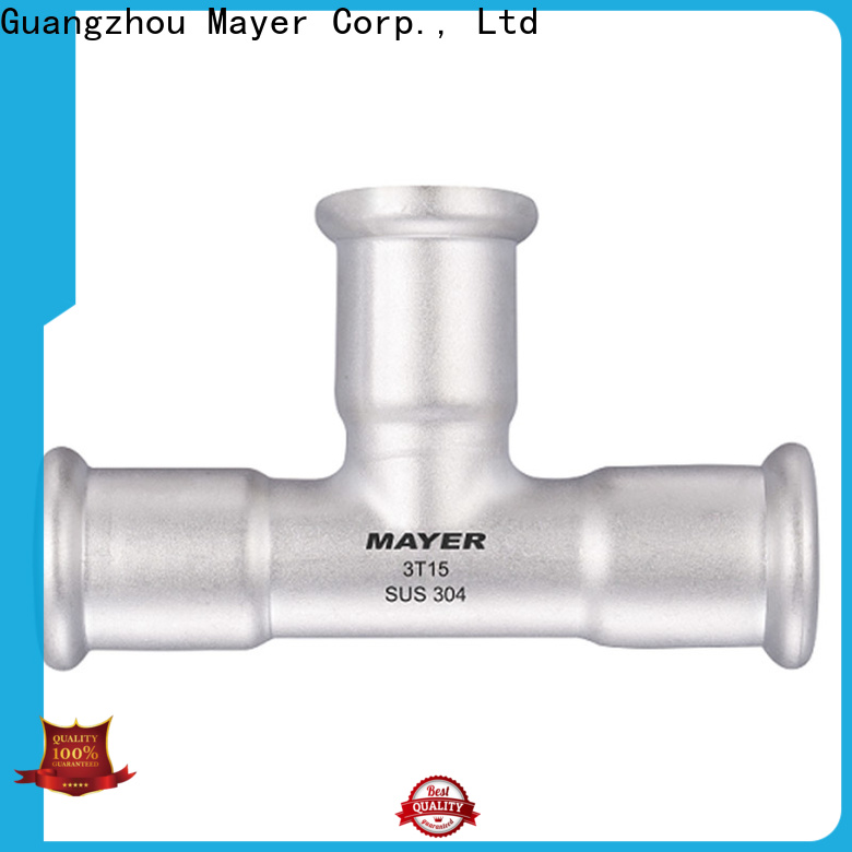 Mayer fitting branch tee fitting supply gas supply