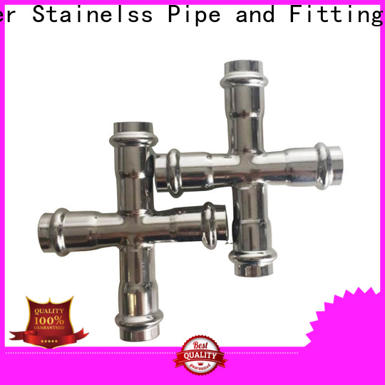Mayer steel cross tee pipe fitting for sale food industry
