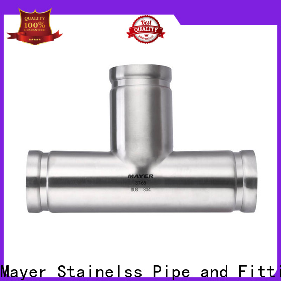 Mayer stainless grooved fitting suppliers water pipeline