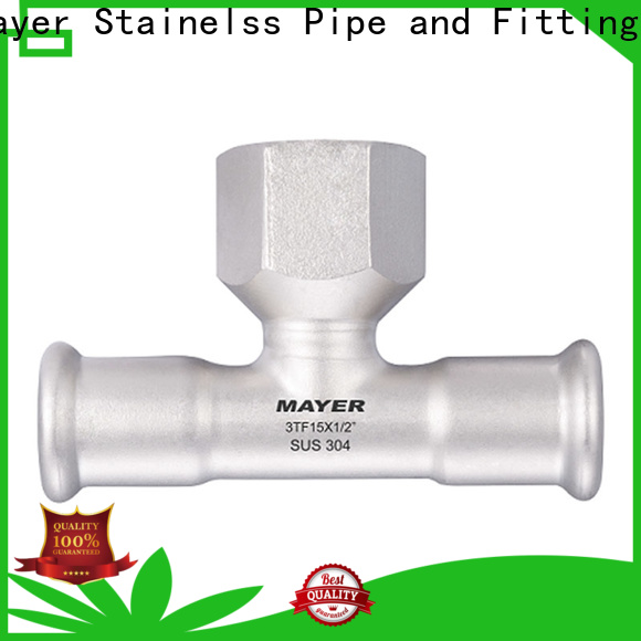 Mayer New tee pipe fitting company gas supply