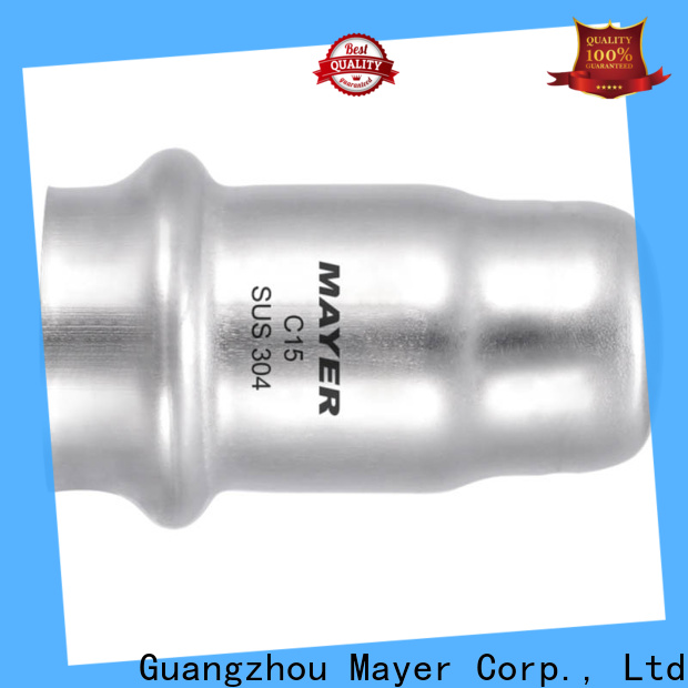 Mayer profile stainless steel pipe caps for business gas pipeline