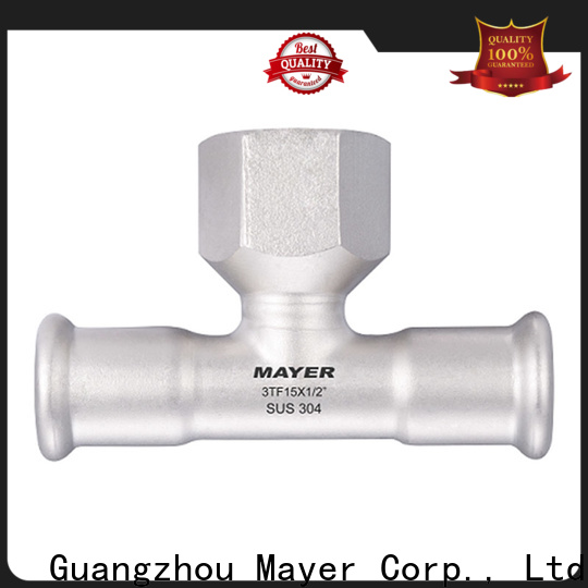 New tee stainless steel profile suppliers water supply