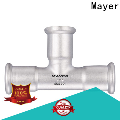 Mayer Top stainless steel tee fittings for sale water supply