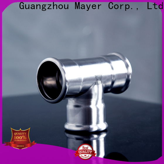 Mayer stainless branch tee fitting manufacturers gas supply