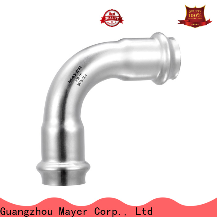 Custom fitting elbow mv supply potable water system
