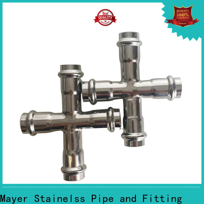 Mayer Custom cross tee pipe fitting manufacturers gas supply