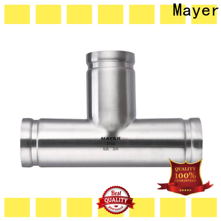 Mayer Latest stainless steel grooved pipe fittings factory gas pipeline