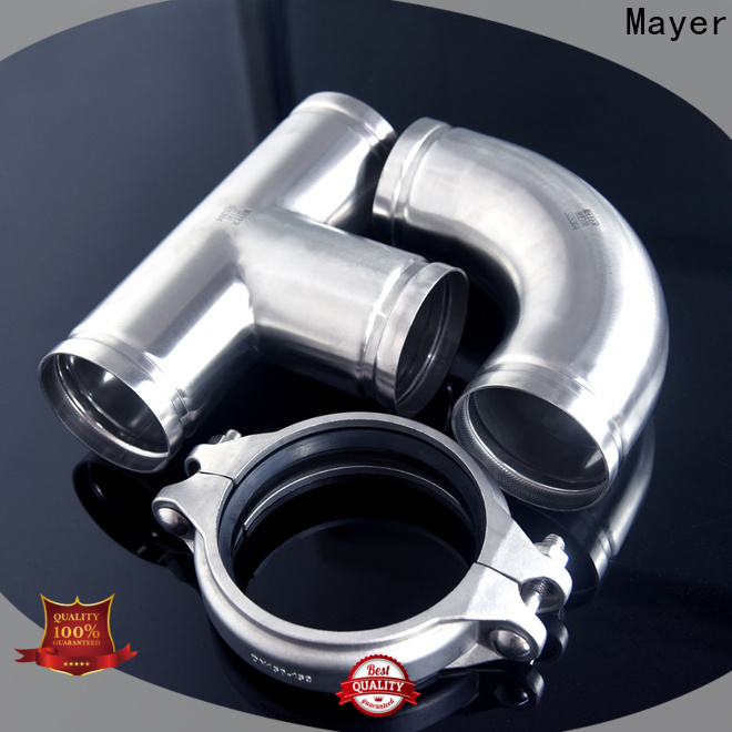 Custom stainless steel grooved pipe fittings tee manufacturers gas pipeline