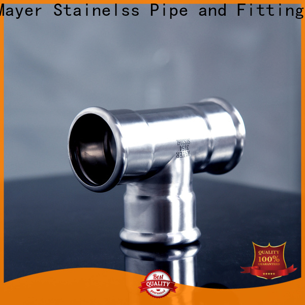 Mayer Top stainless steel tee factory water supply