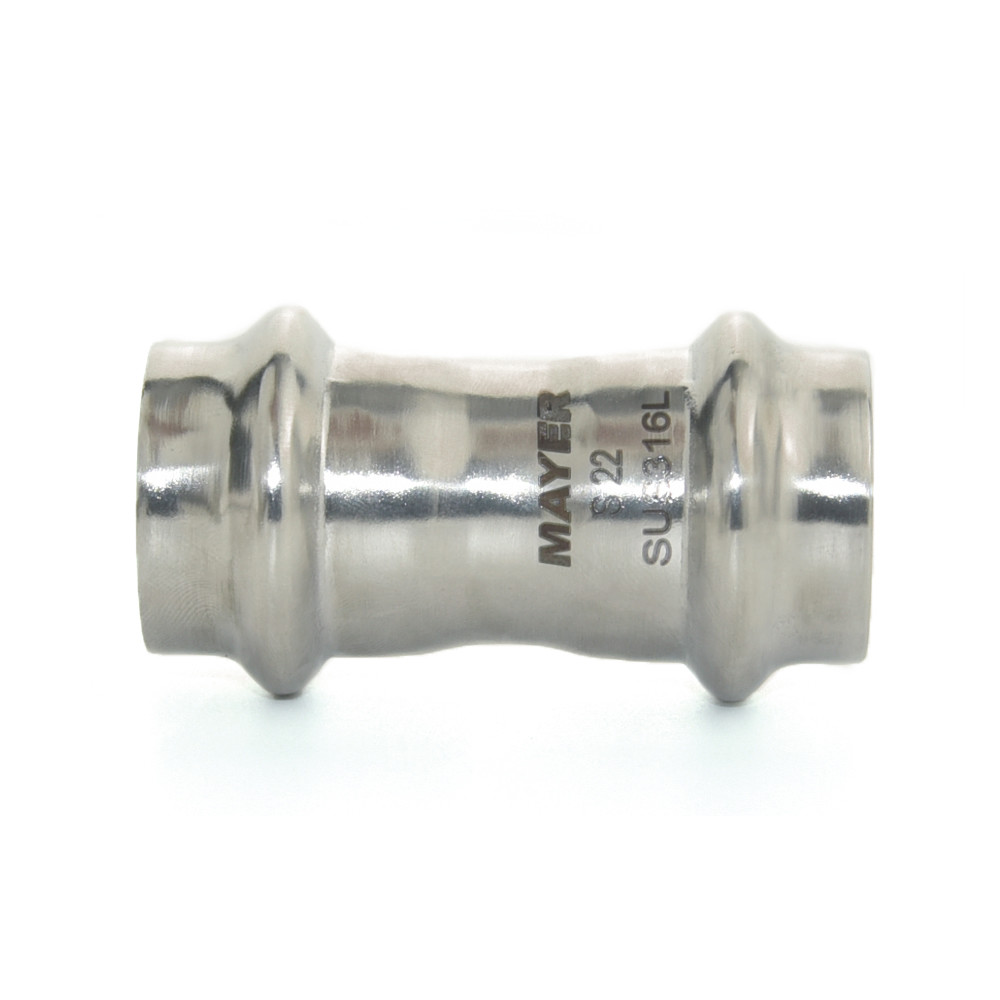 304/316L stainless steel fitting DVGW equal coupling pipe fitting