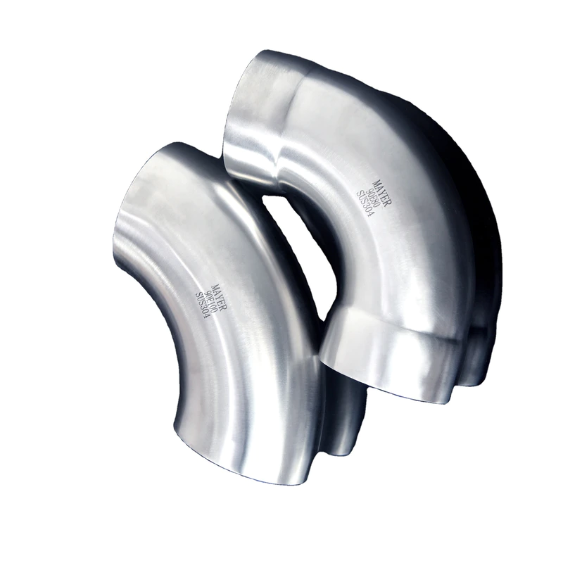 SS304/316L stainless steel butt weld pipe fitting application for plumbing system