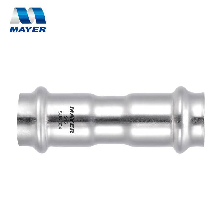 304 / 316 stainless steel pipe fittings Coupling fittings with WRAS certification