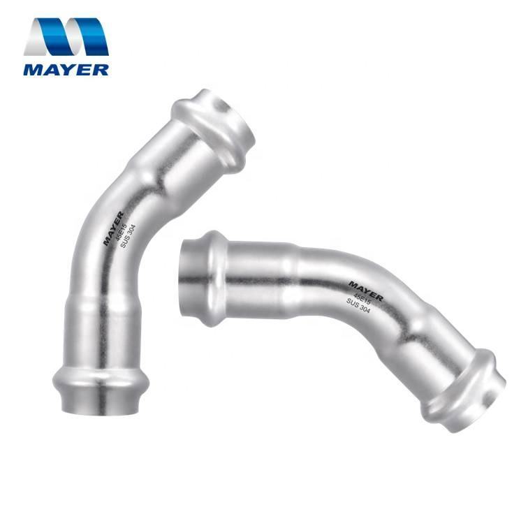 Hot selling Propress 45 Degree Elbow Plumbing Tube Pipe Fitting
