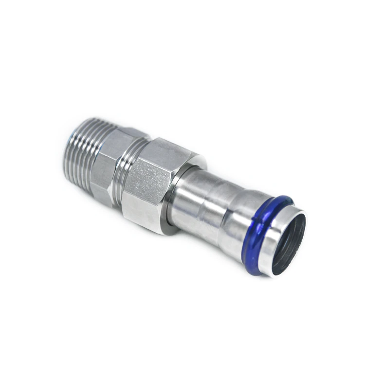 Stainless Steel Male Connector Compression Tube Male Adapters Union Fitting