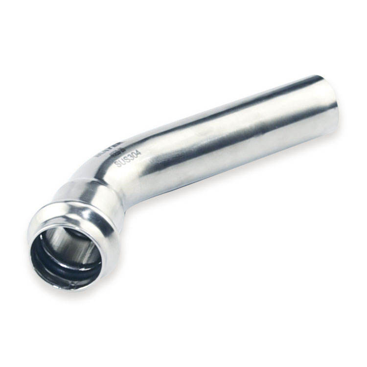304 Stainless Steel 45 degree Elbow bend Sanitary Fitting for Underfloor Heating System