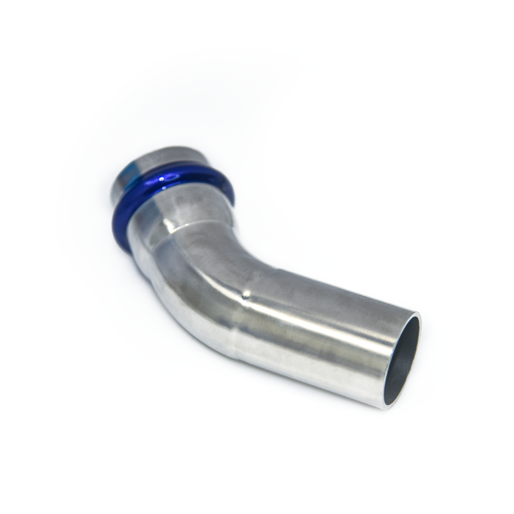 SS 304 316 Stainless Steel Pipe Fitting 45 Degree Bend Joint elbow fittings