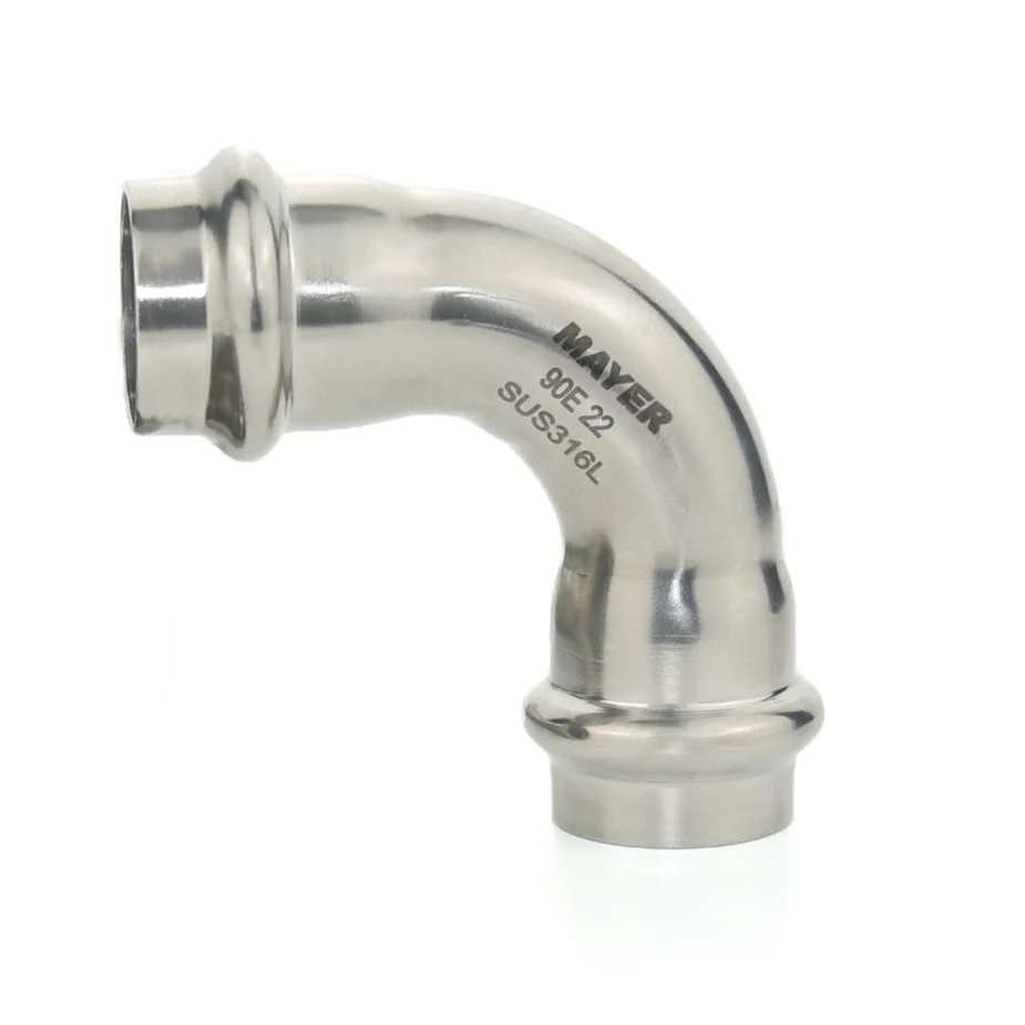 China Stainless Steel Pipe Fitting Manufacturer Stainless Steel 90 Degree Elbow Fittings