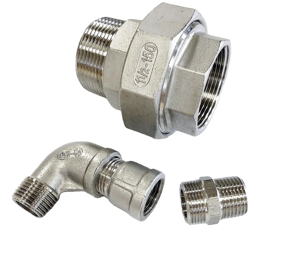 hot sales wholesales 304/316L stainless steel male/female threaded adaptor fittings