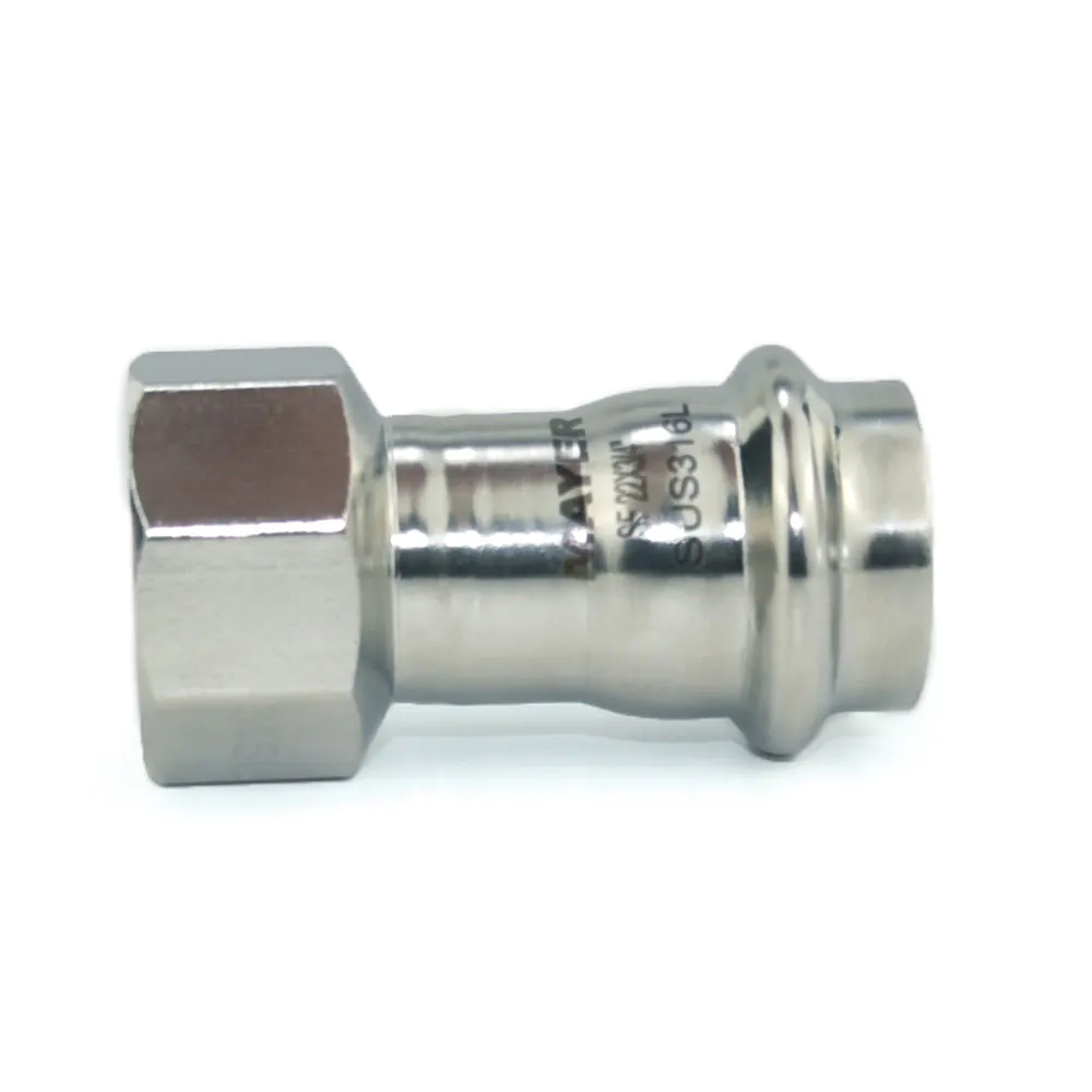 hot sale press coupling fitting China stainless steel fittings 22mm