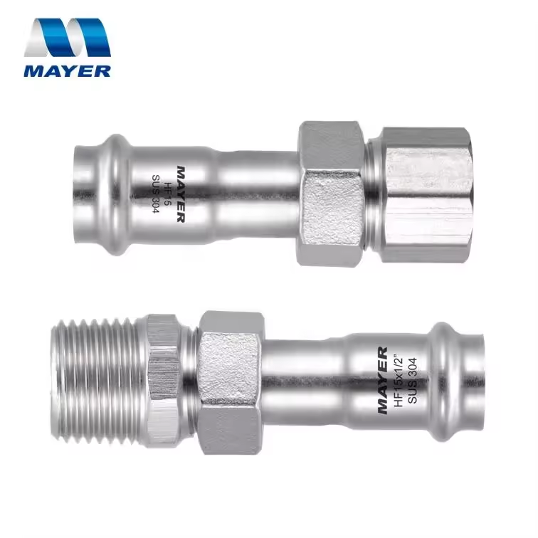 Stainless Steel 304 Male Fitting 316l Male Union Adapter Fittings