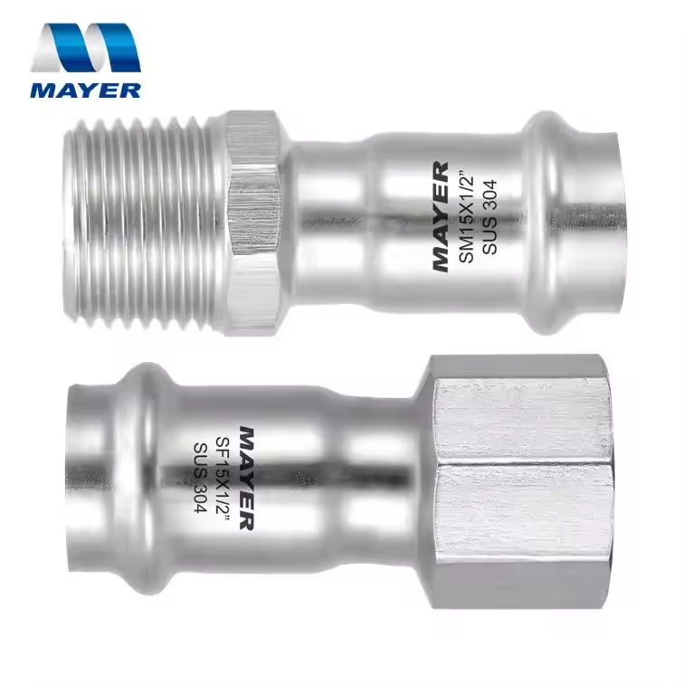 304 Stainless Steel male female coupling plumbing fittings