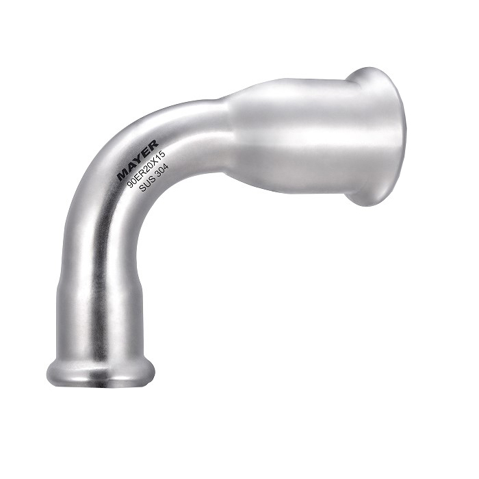 90 degree elbow fittings 304 316L stainless steel reducing fittings