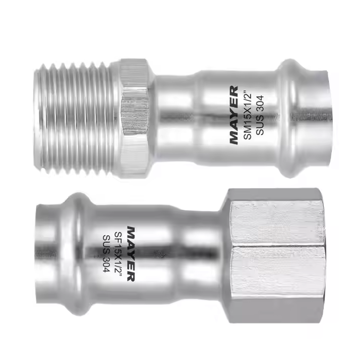 304 316 Stainless Steel male female coupling plumbing fittings