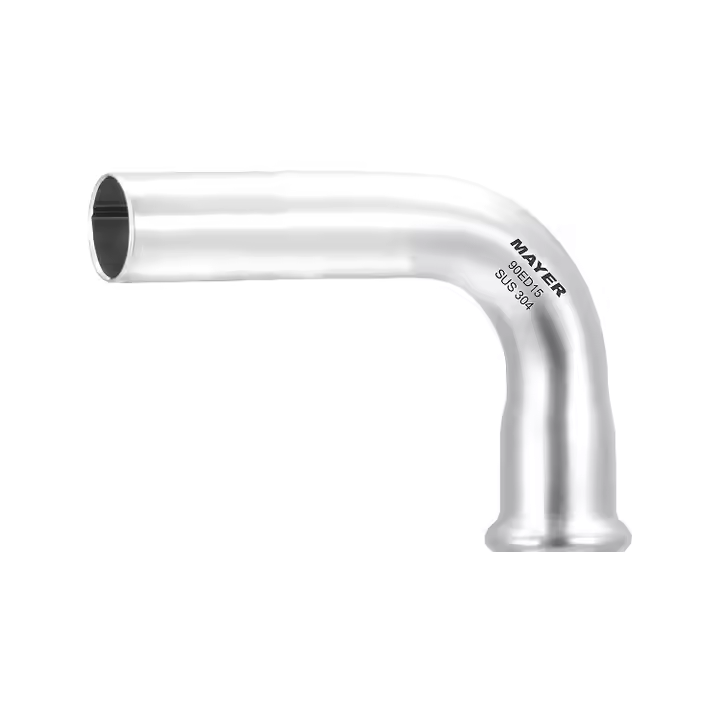 Stainless Steel 316l 304 Mirror Polish Bend Metal Pipe SS Elbow Mapress Fittings