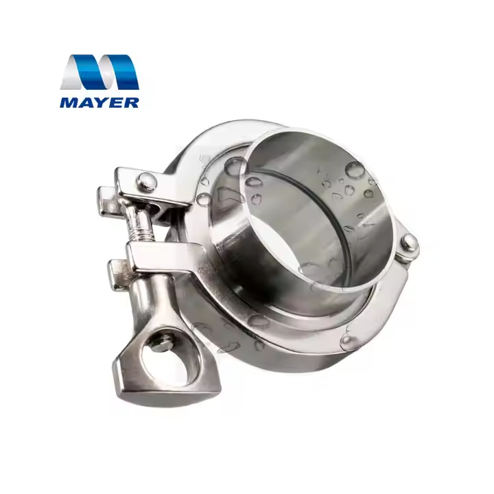 Factory Custom Stainless Steel Sanitary Tri Clover Clamp Weld Ferrule Food Grade SS 304 316L 50mm Pipe Polished